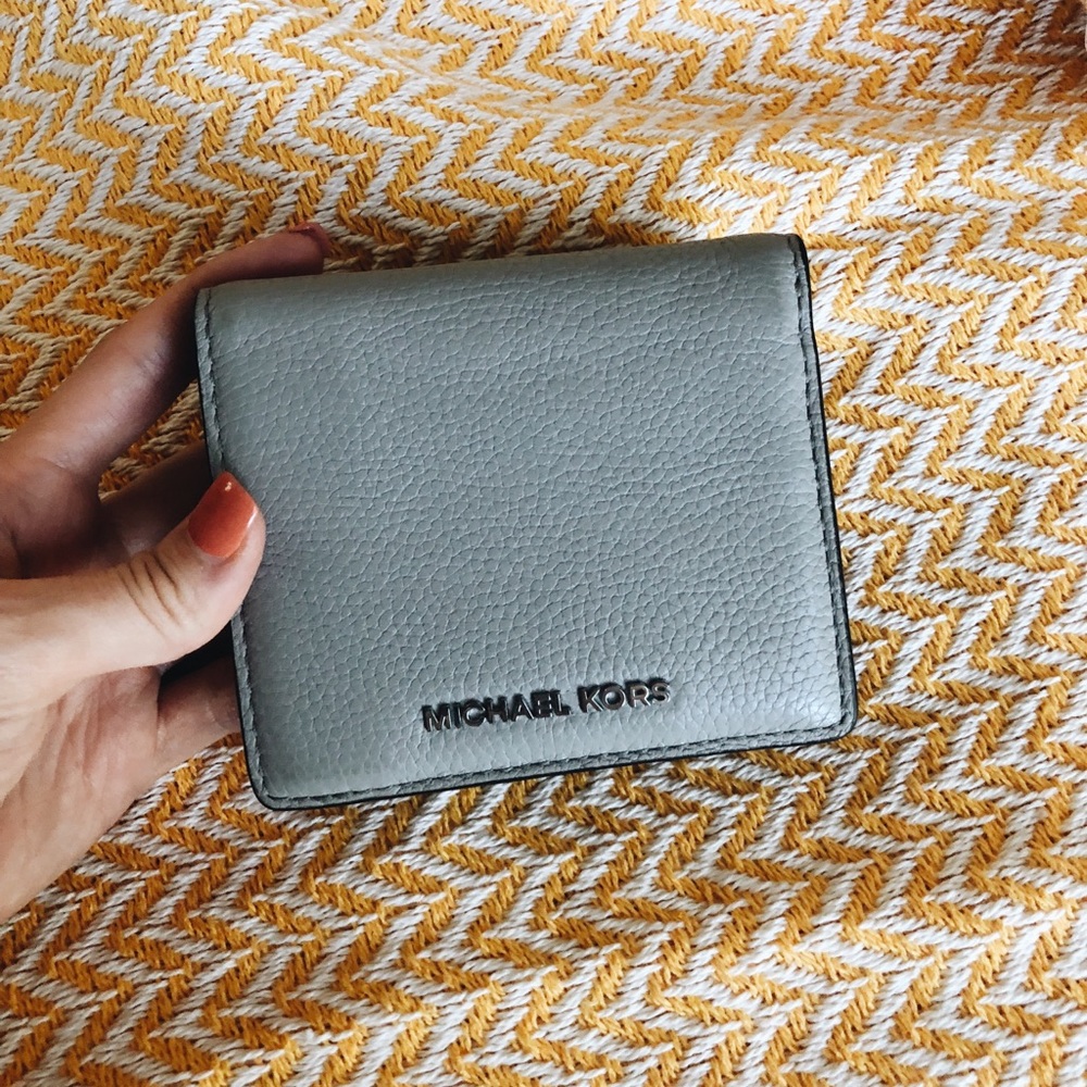 Gray Micheal Kors wallet